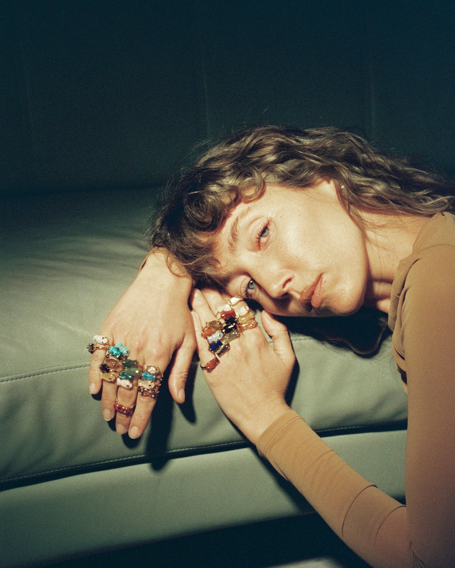 Turquoise Zircon Marea Ring 