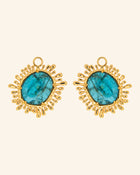 Colgantes Sol XL Apatita Azul