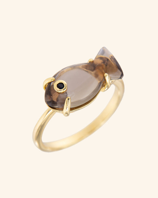 Smoky Quartz Marea Ring 