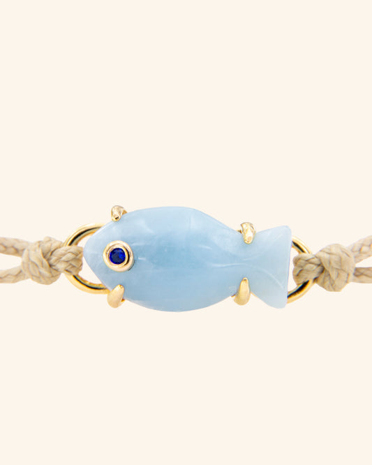 Pulsera Marea Aguamarina