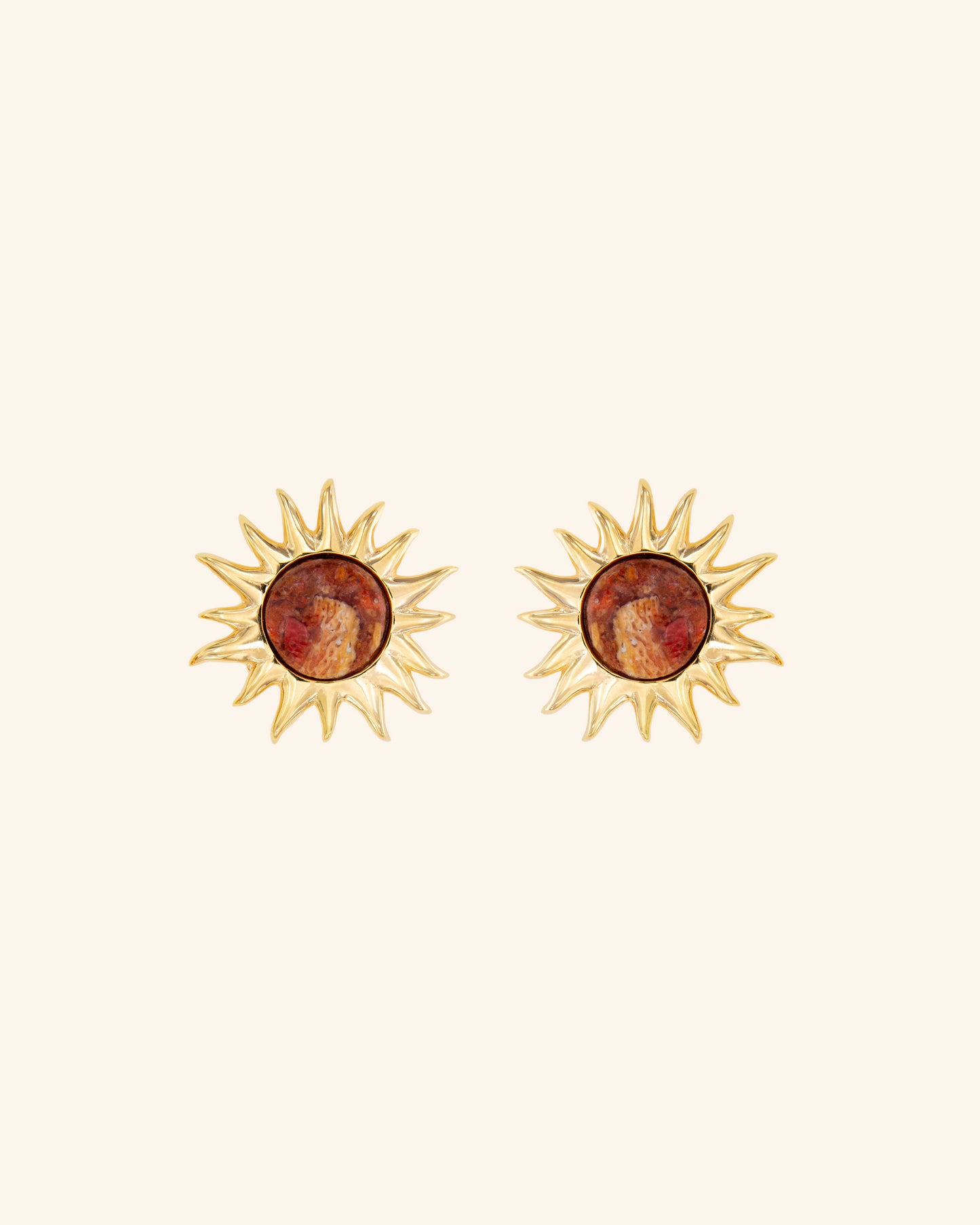 Pendientes Sol Fascinante Coral