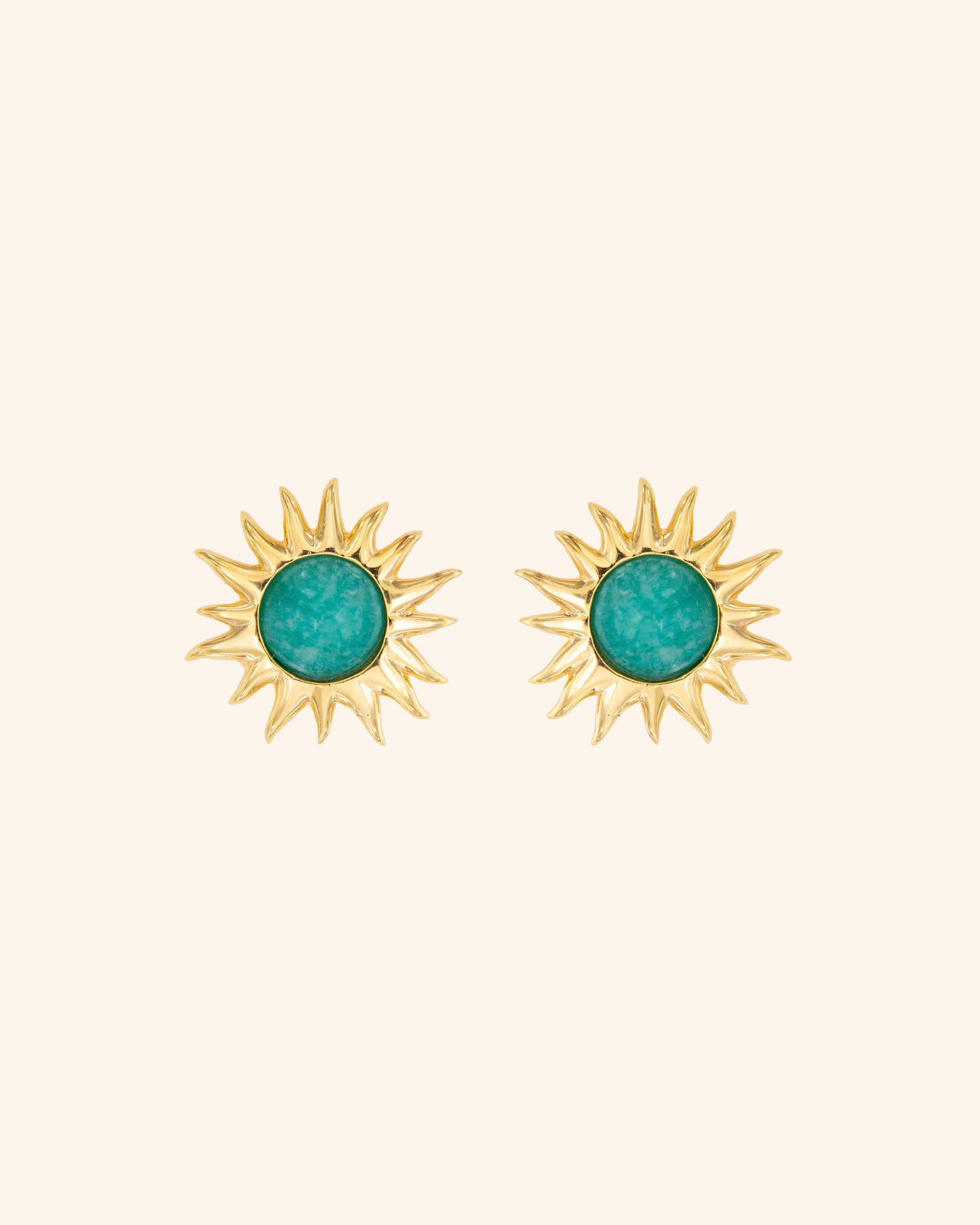 Pendientes Sol Fascinante Amazonita