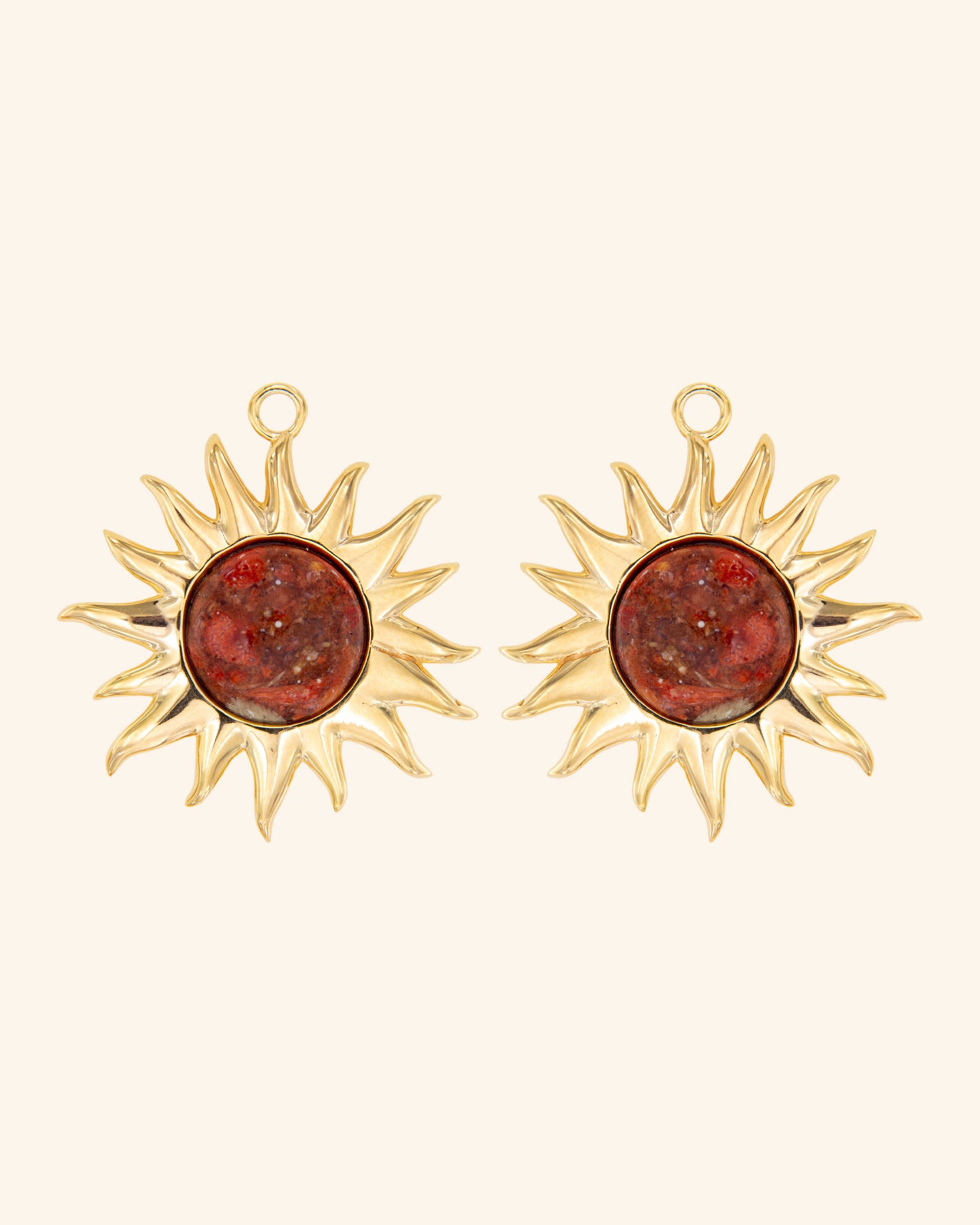 Colgantes Sol Fascinante Final Coral