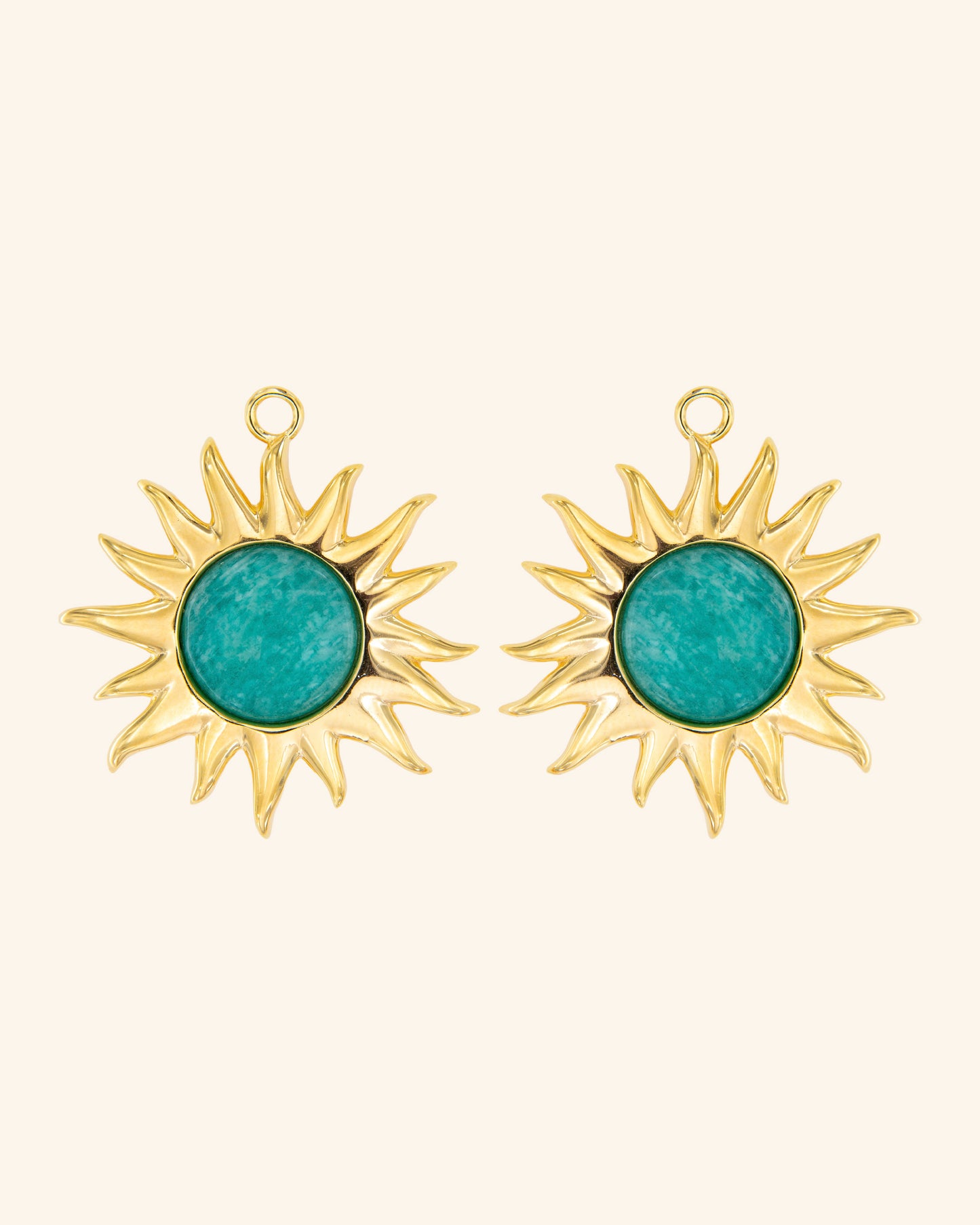 Colgantes Sol Fascinante Final Amazonita