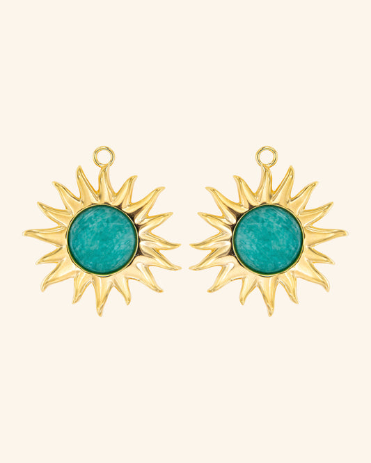 Colgantes Sol Fascinante Final Amazonita