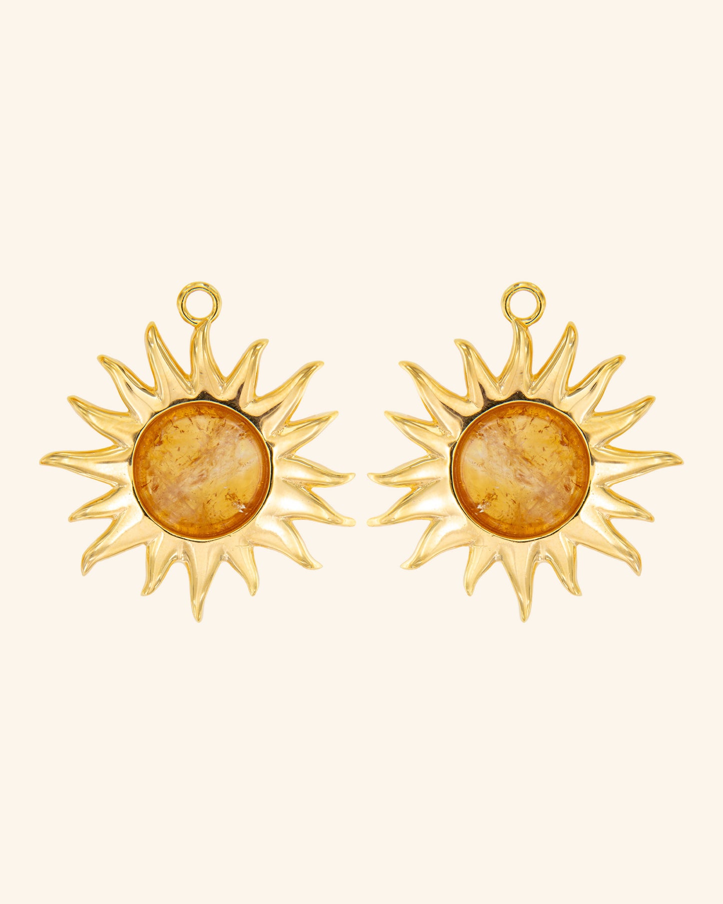 Colgantes Sol Fascinante Final Citrino