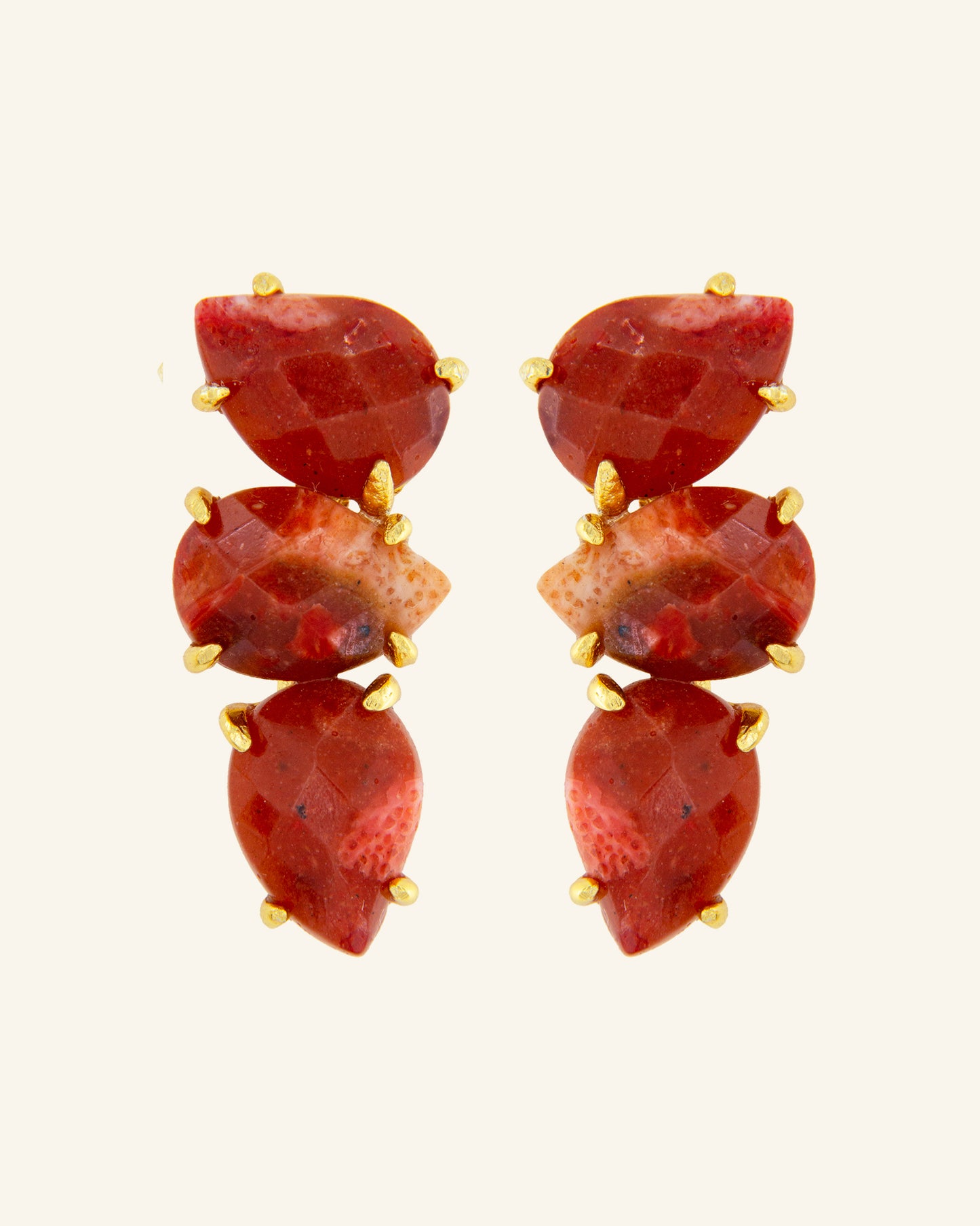 Pendientes Gus Coral
