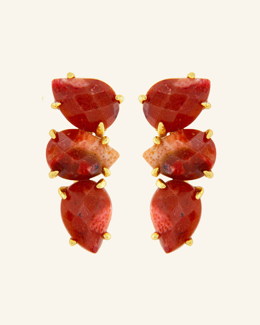 Pendientes Gus Coral