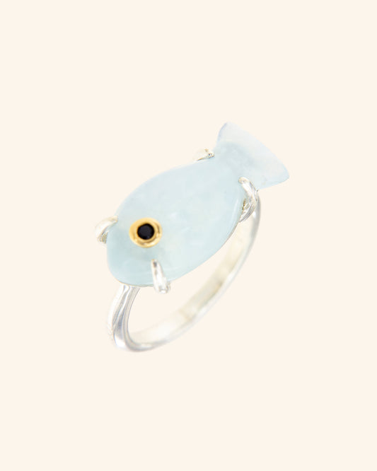 Aquamarine Marea Ring