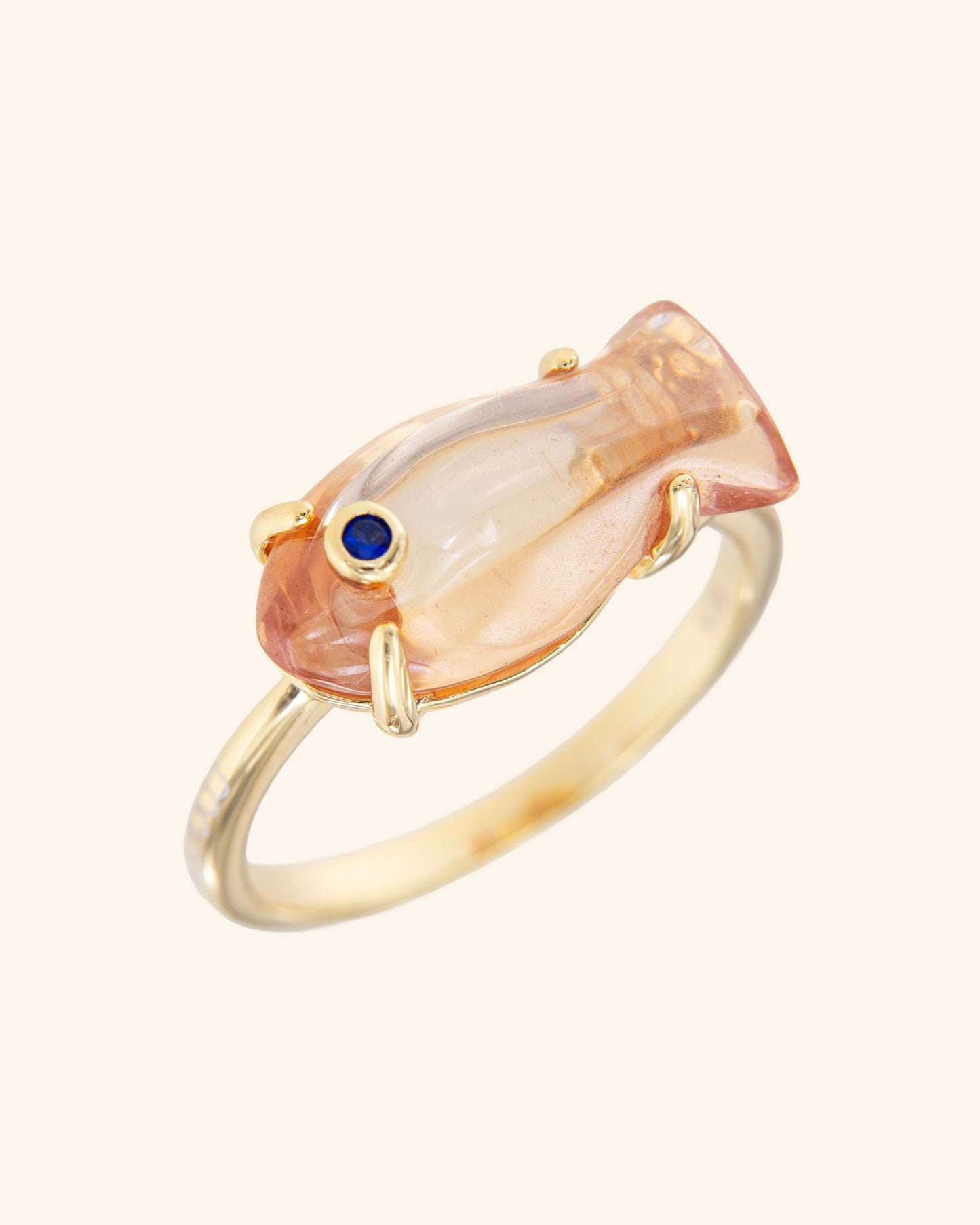Champagne Zircon Marea Ring