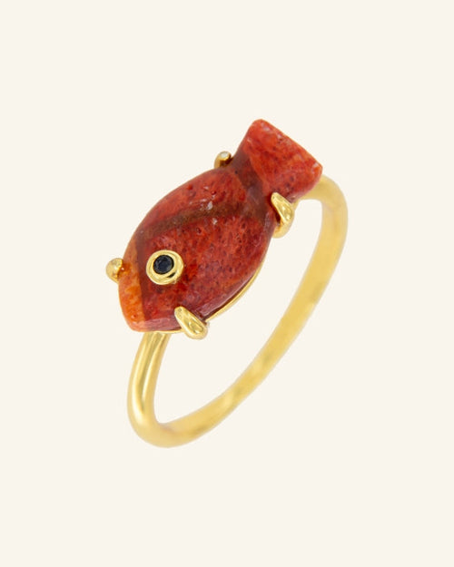 Coral Marea Ring 