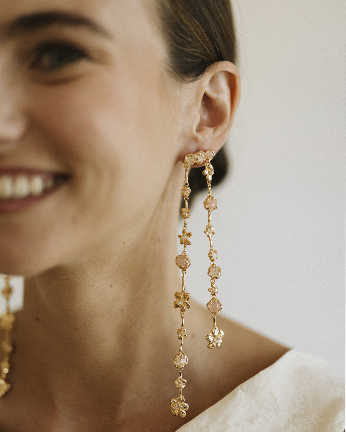 Pendientes Tintaida Aguamarina