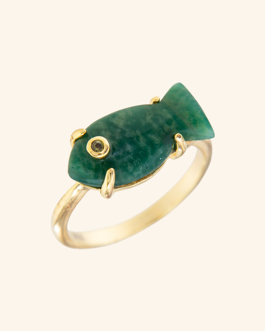 Bloodstone Marea Ring