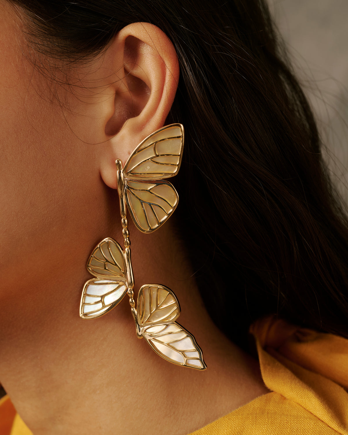 Eastern Monarch Butterfly Earrings