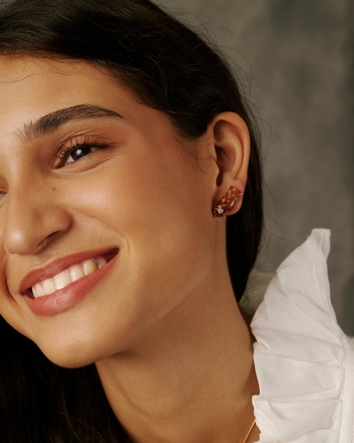 Coral Marea Earrings