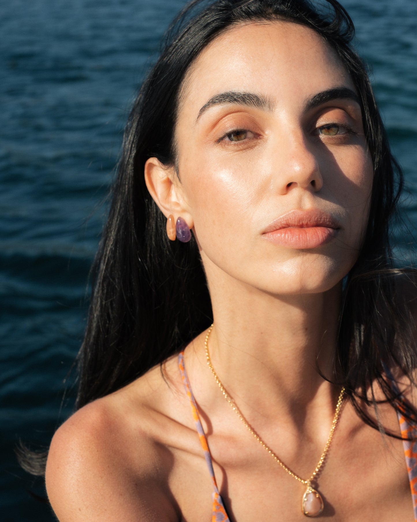 Pendientes Celine Amatista