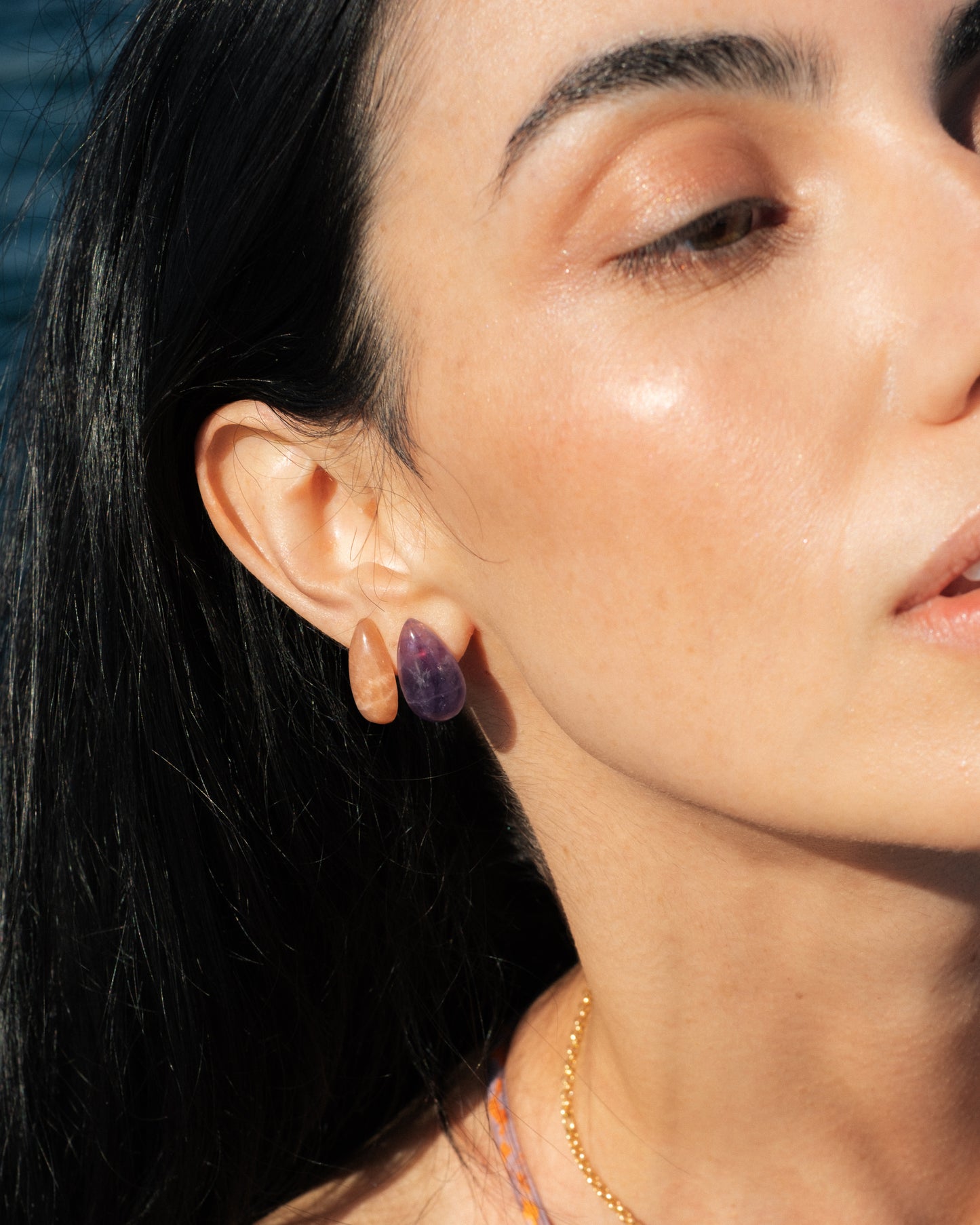 Pendientes Celine Amatista