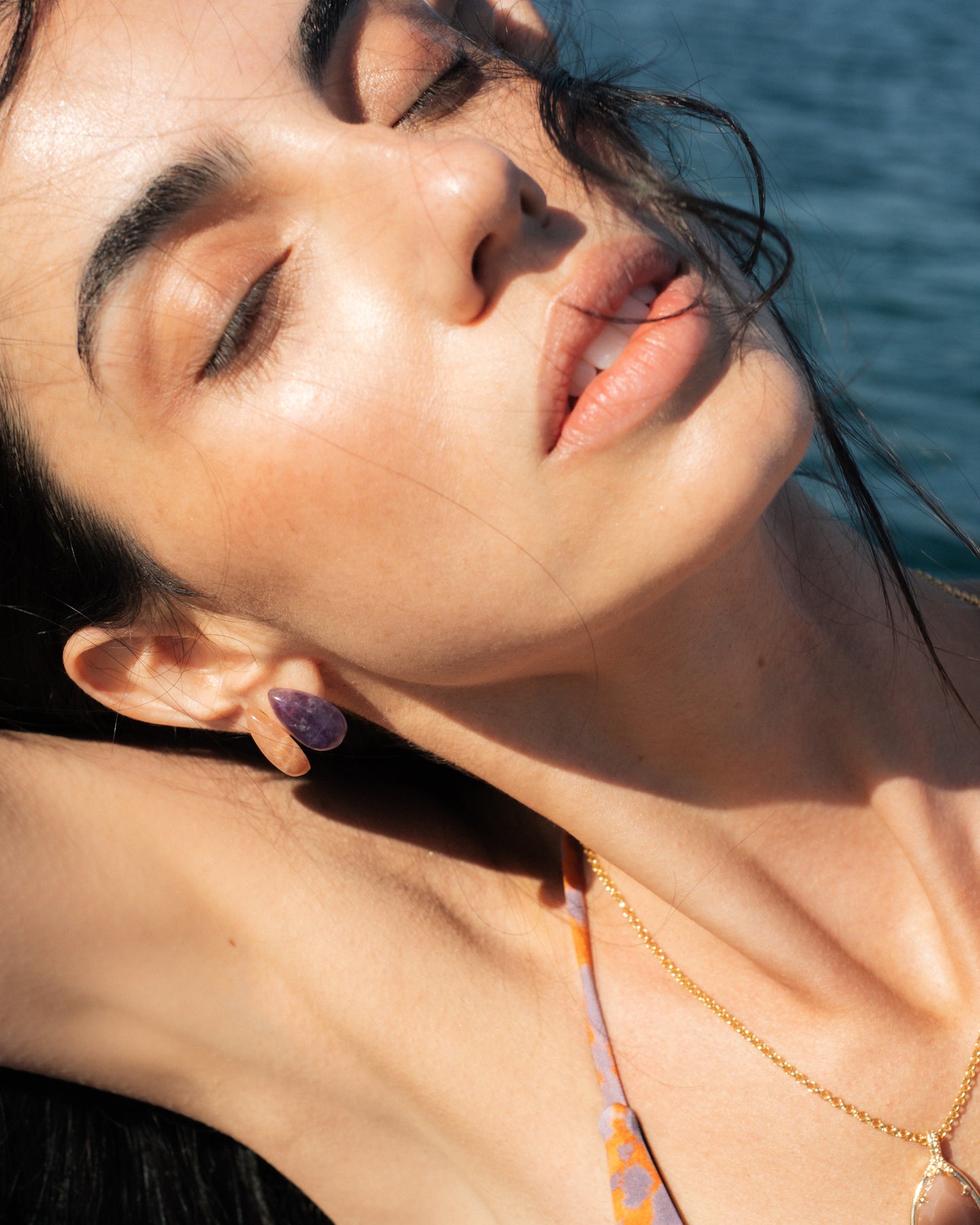 Pendientes Celine Amatista