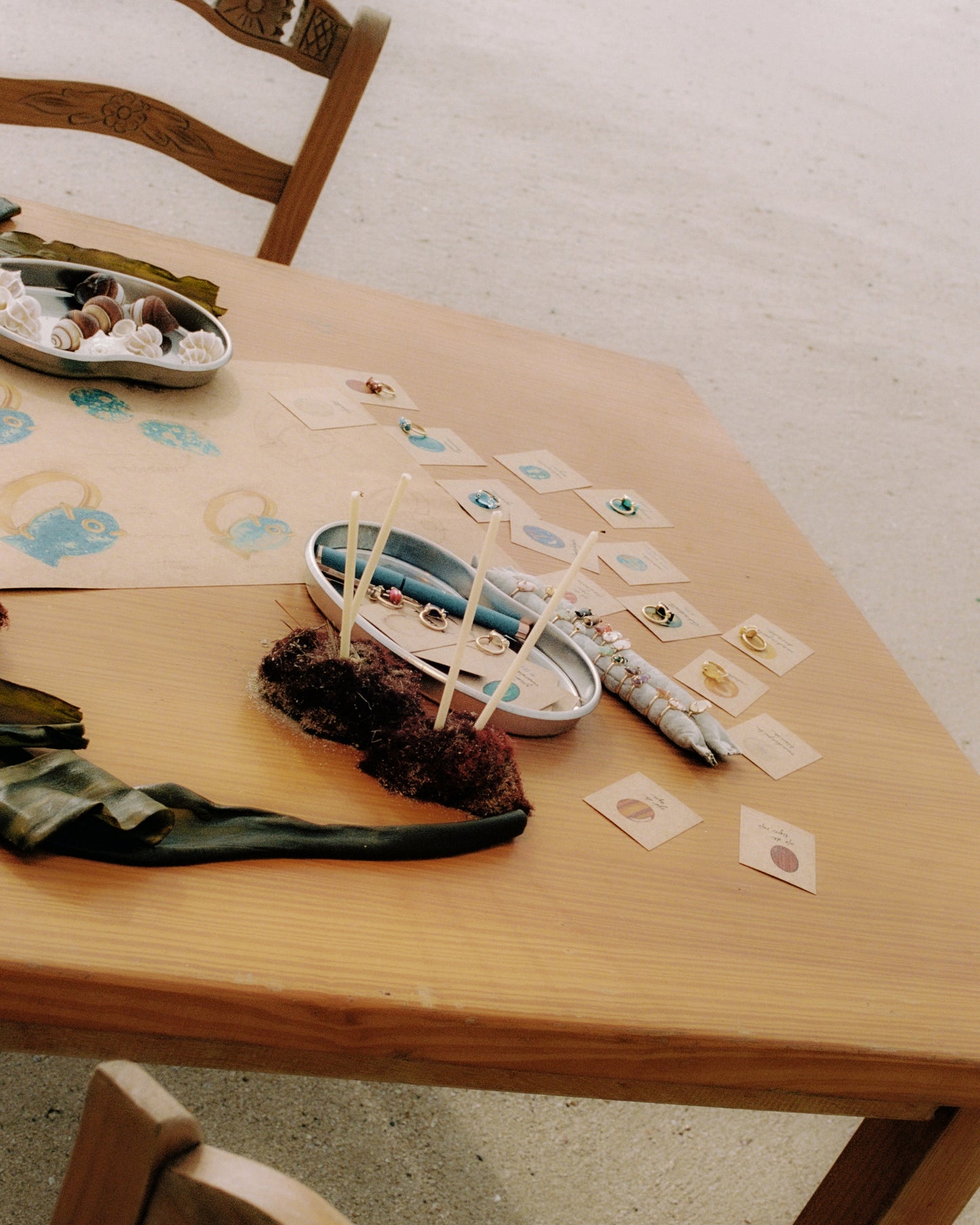 Turquoise Zircon Marea Ring 