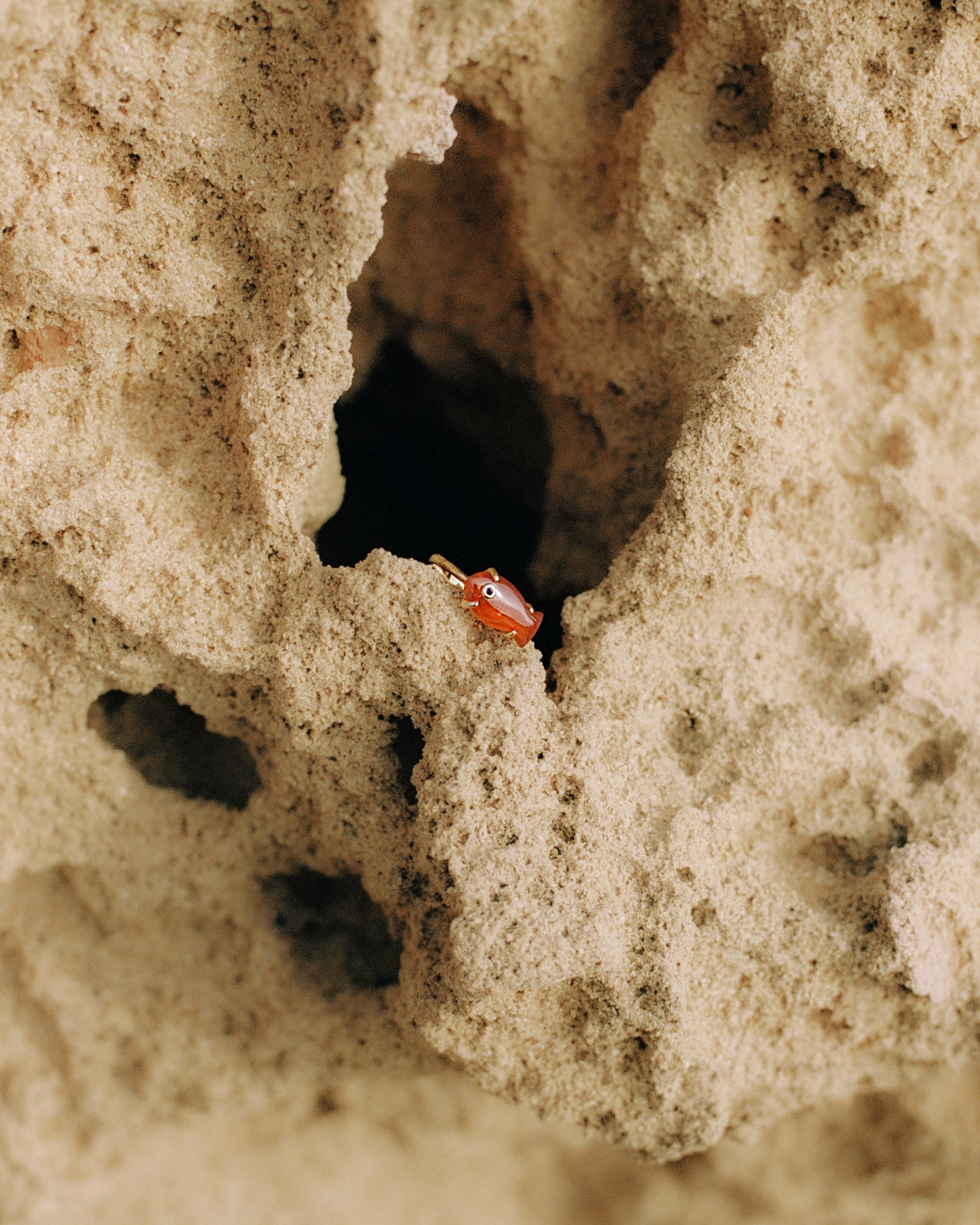Red Zircon Marea Ring