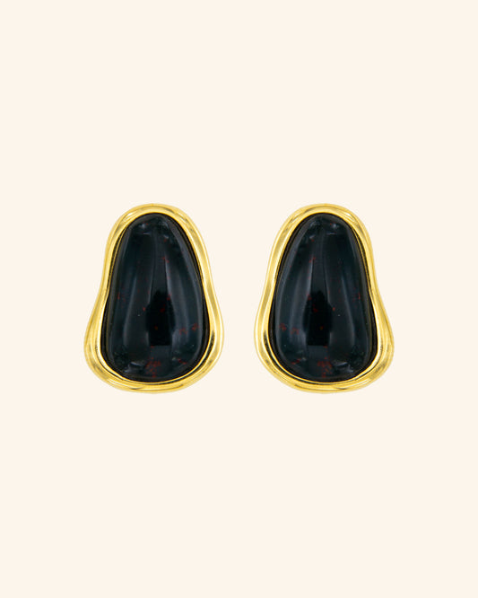 Pendientes Sin Miedo Bloodstone simple