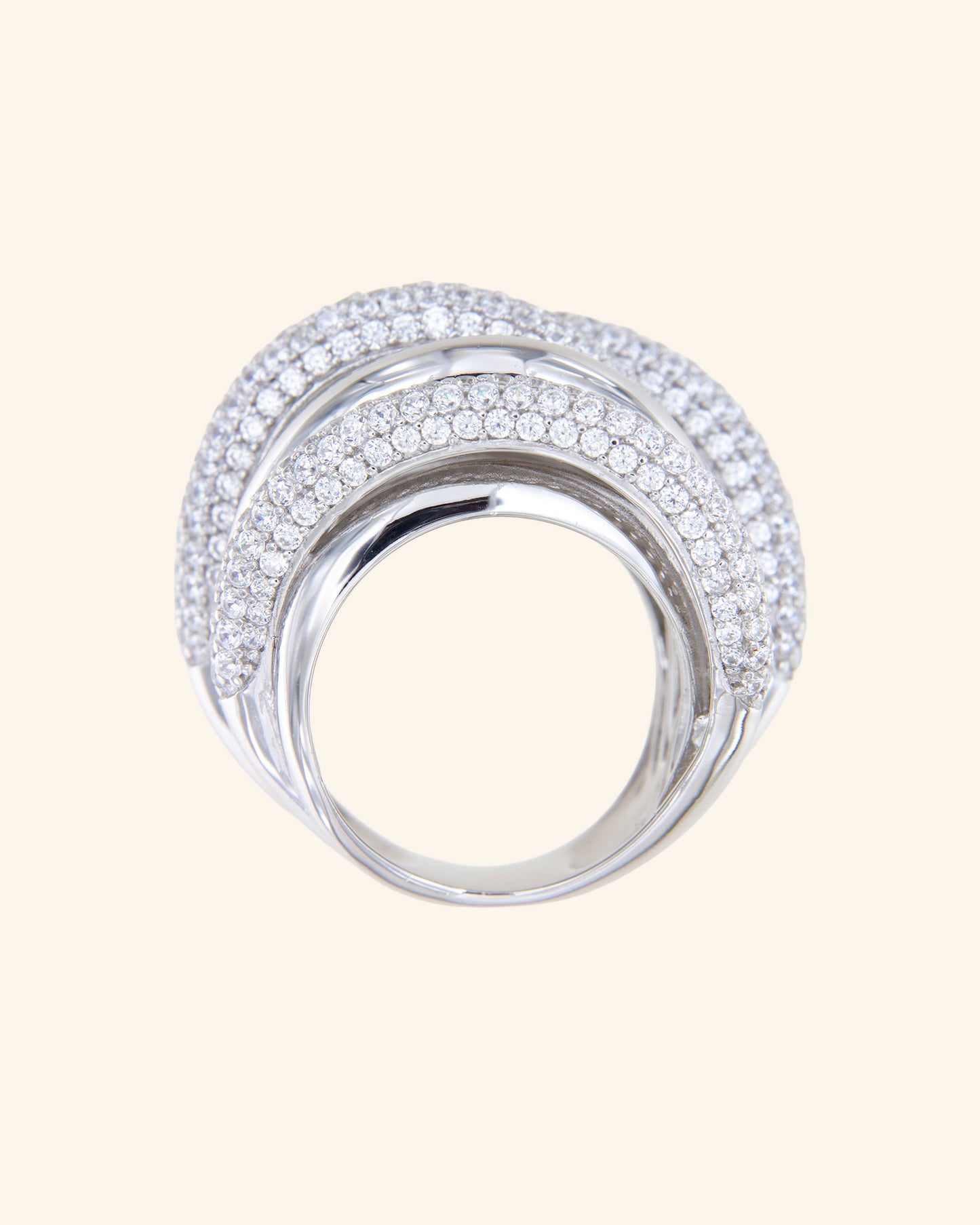 Anillo Inception Plata y Zircones