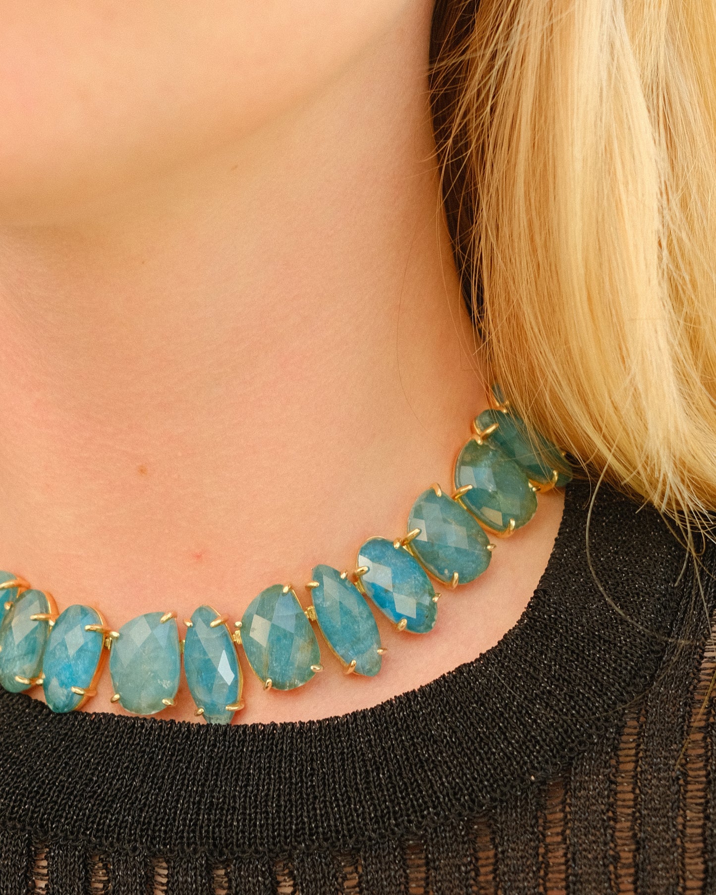 Erebus Blue Apatite Necklace