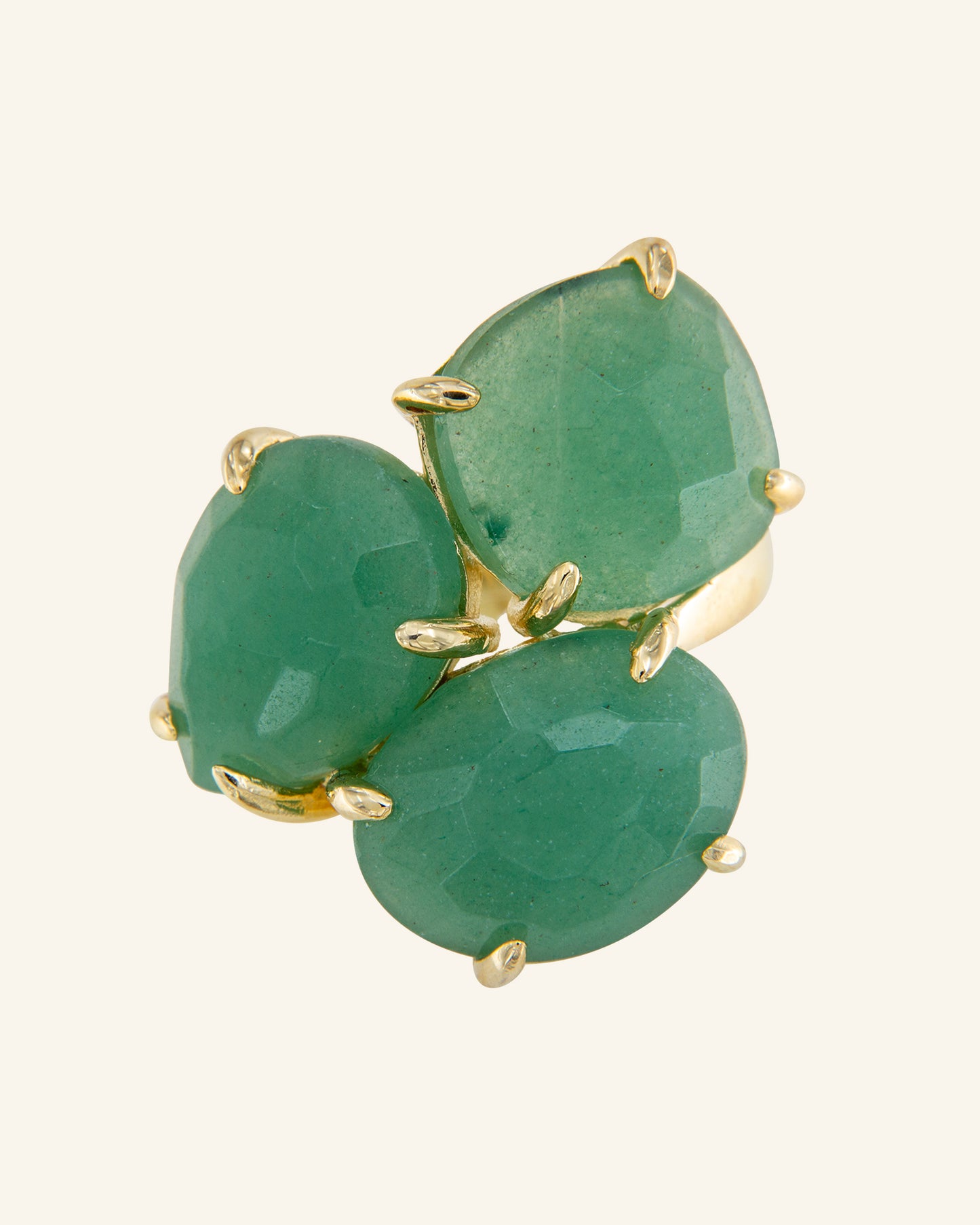 Kraz ring with aventurine