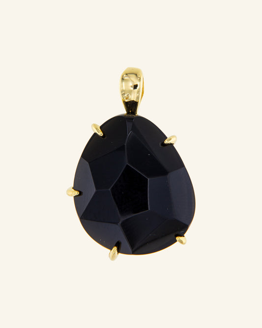 Papyrus pendant with onyx
