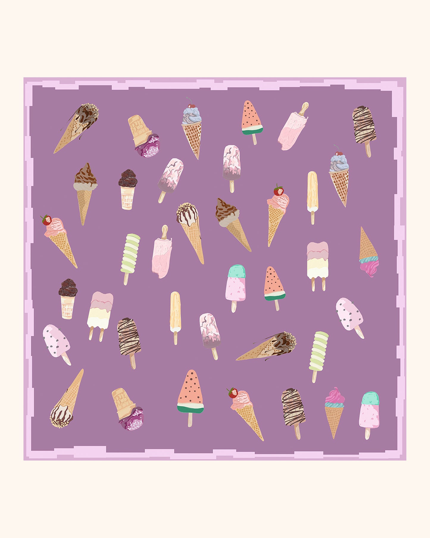 90 Ice Cream Scarf