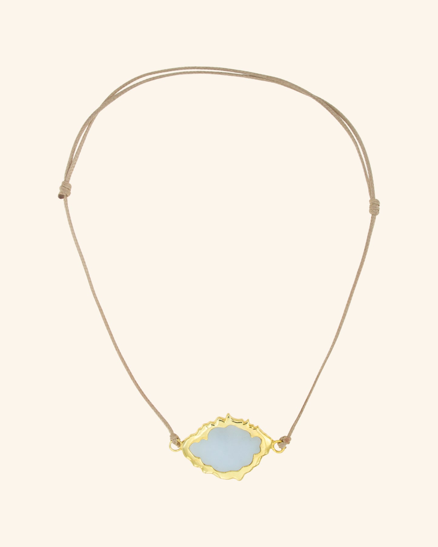 Choker Borneo Aguamarina