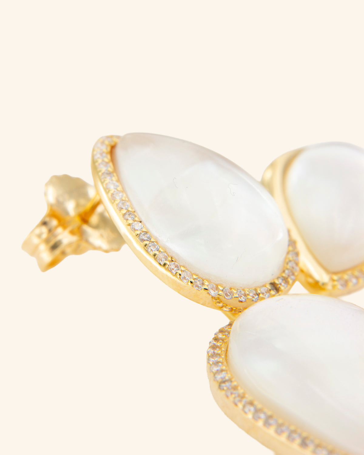 Pendientes Ari Madreperla Desmontables