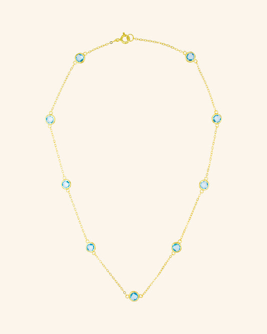 Sirius Mini Blue Necklace