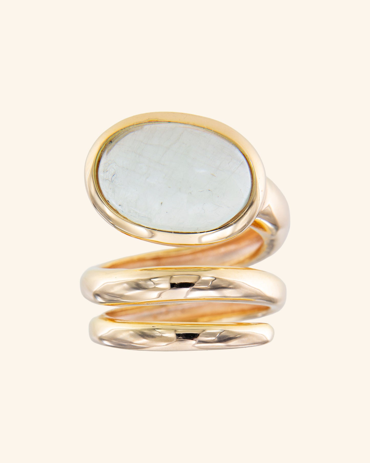 Anillo Renacuajo Fluorita Verde