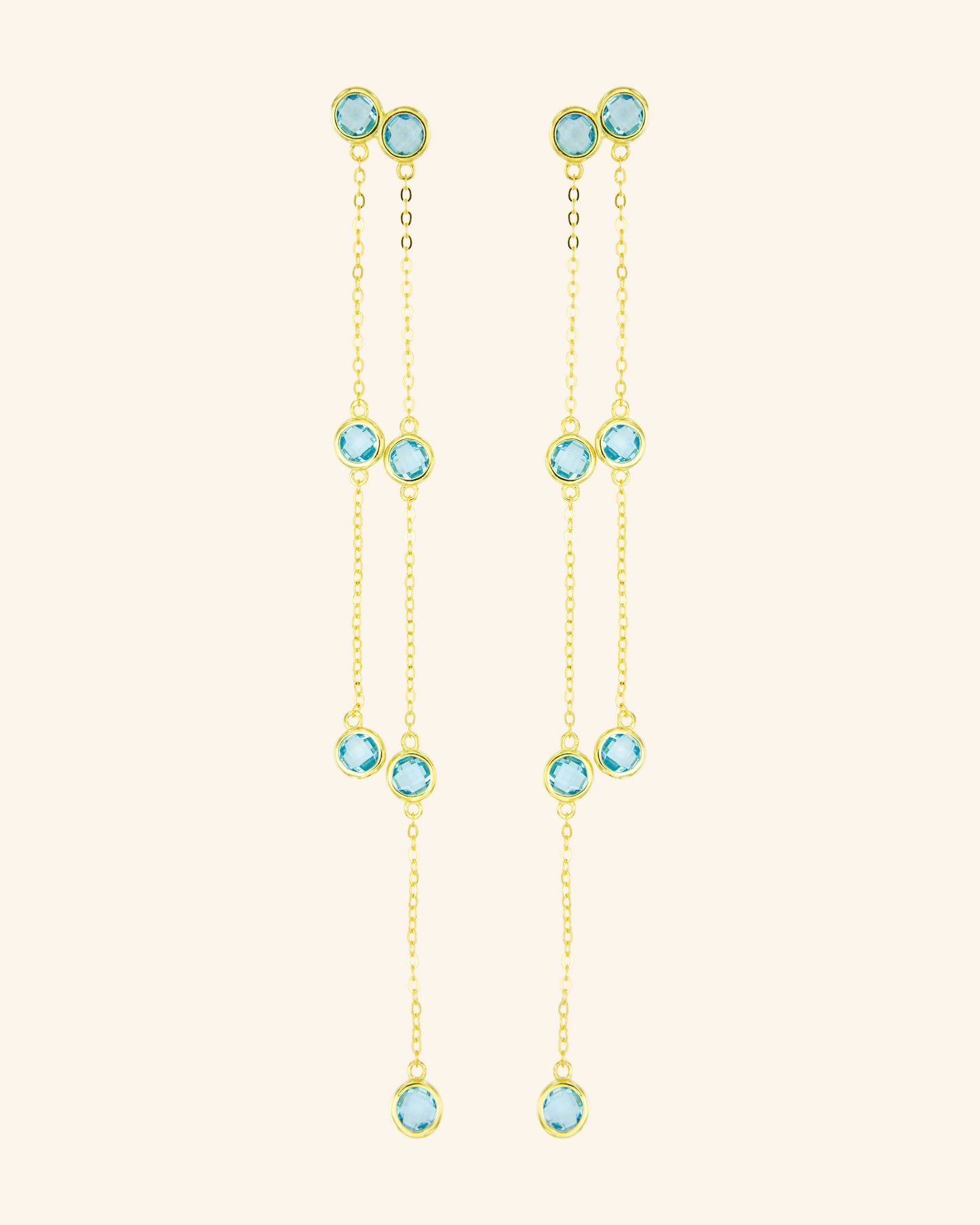 Pendientes Sirius Large Light Blue