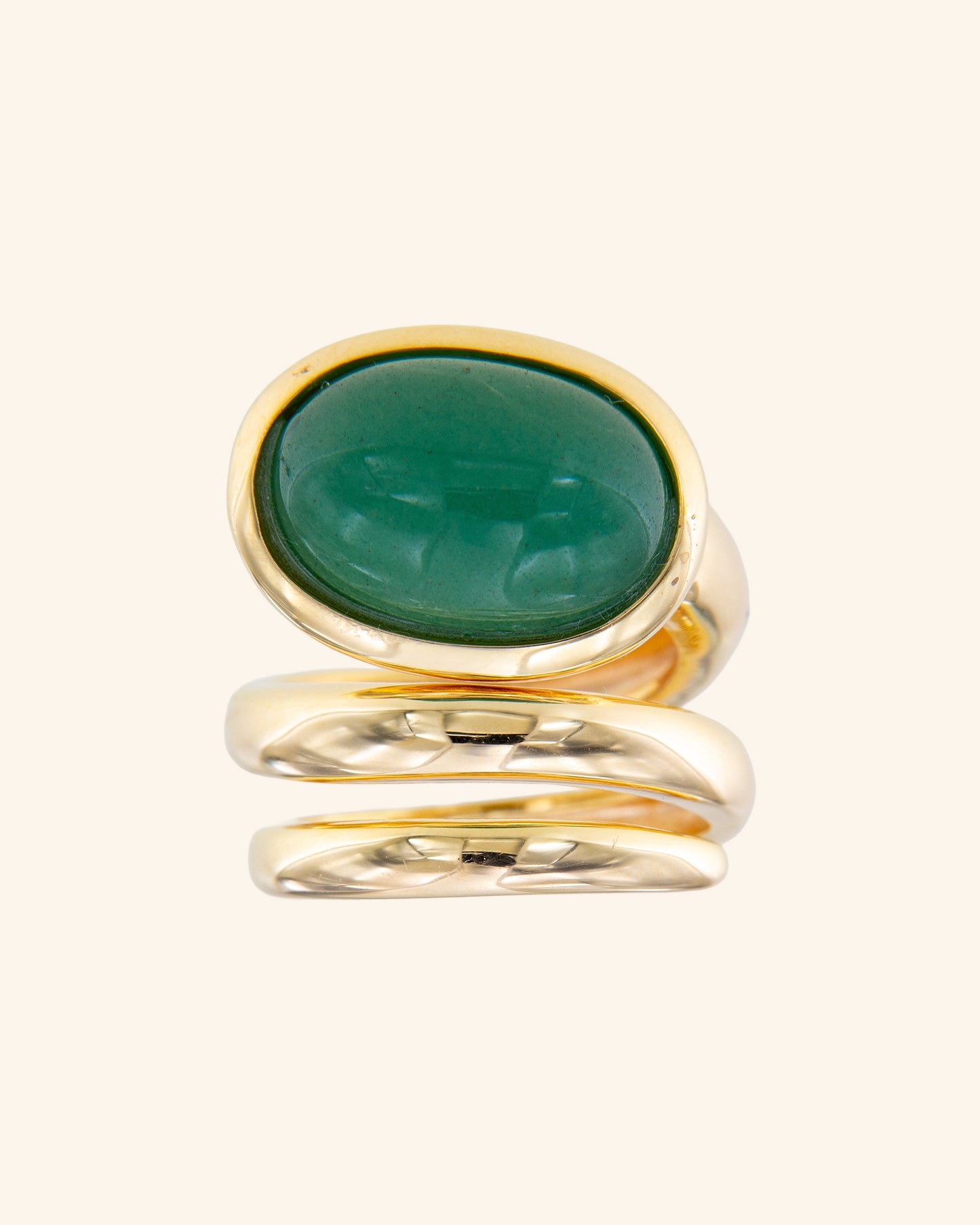 Anillo Renacuajo aventurina