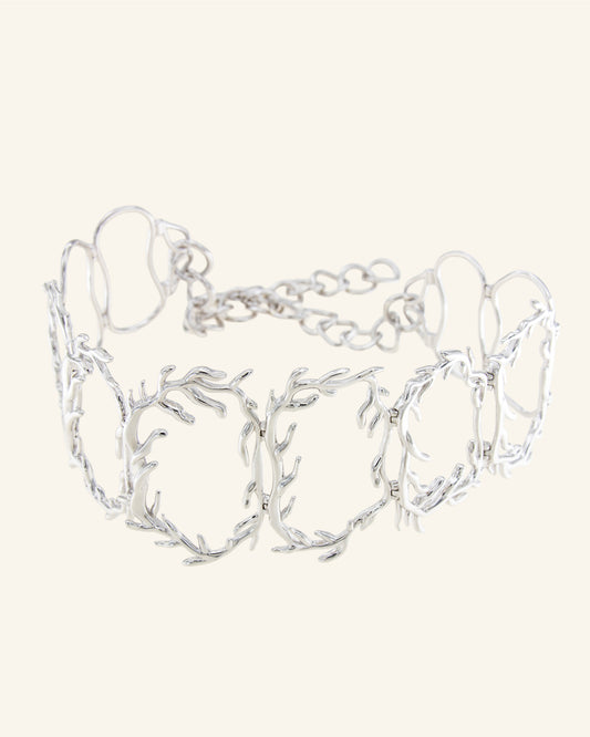 Choker  Manglar Plata