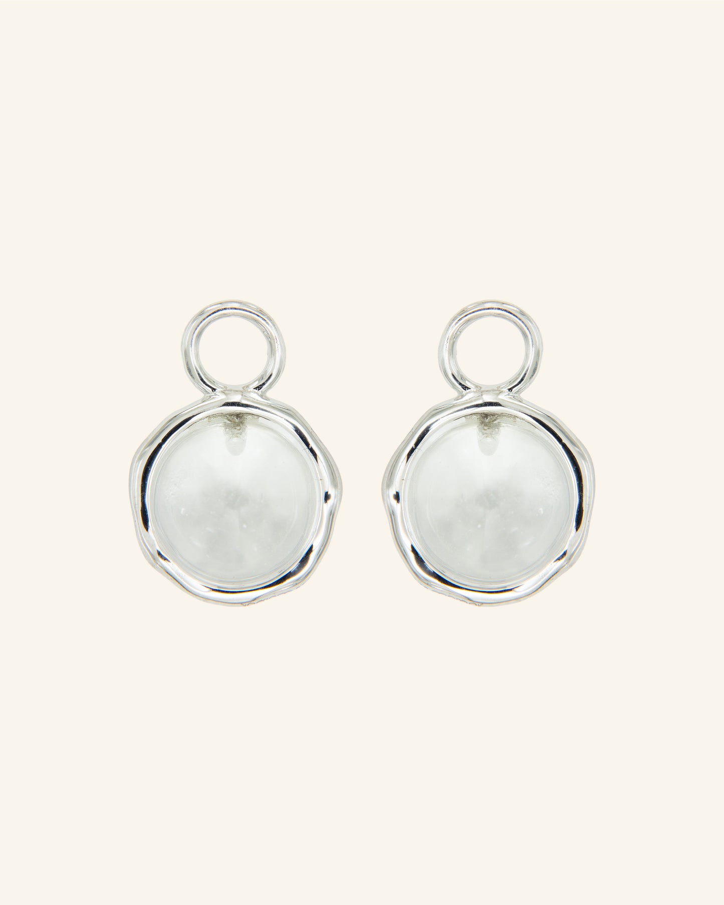 Colgantes Crisálida Incoloro Plata