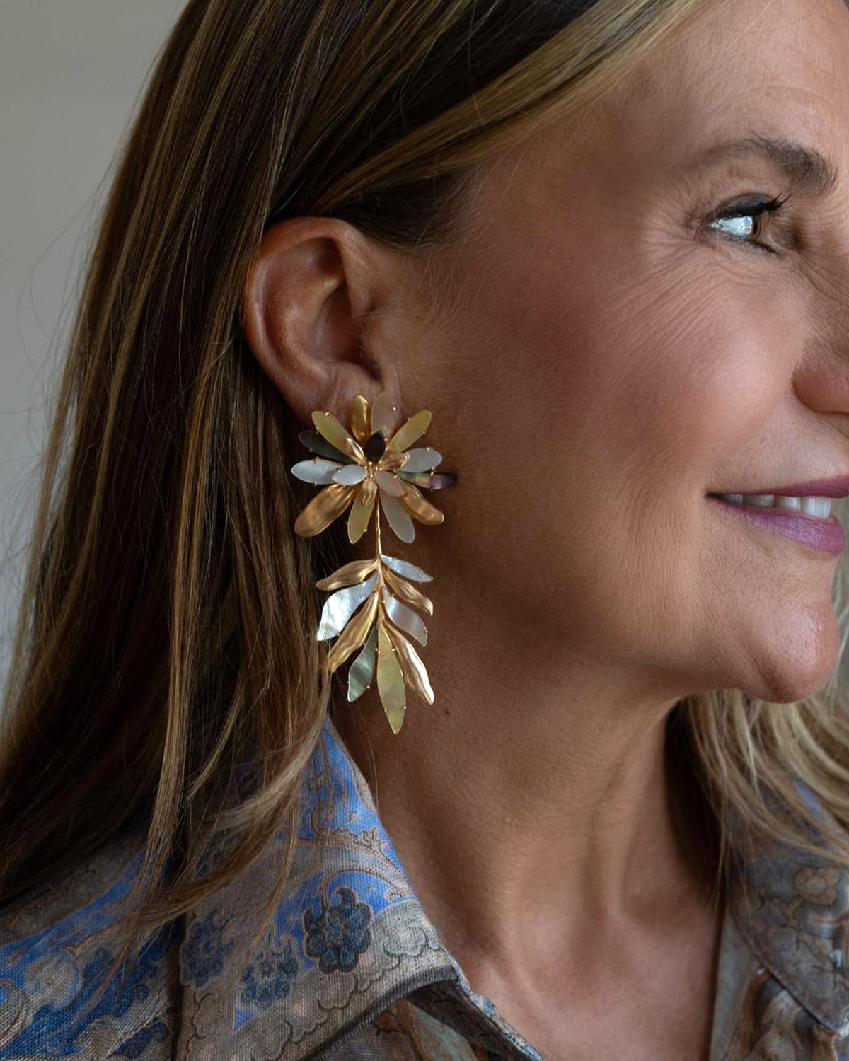 Pendientes Flor Marina