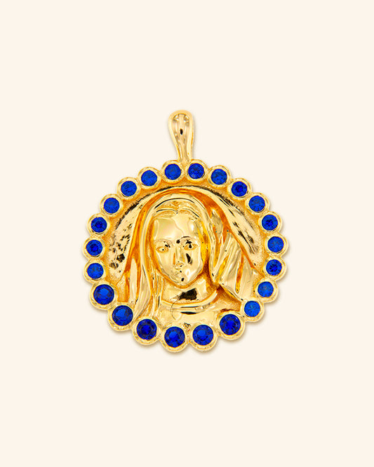 Virgin Mary medal pendant
