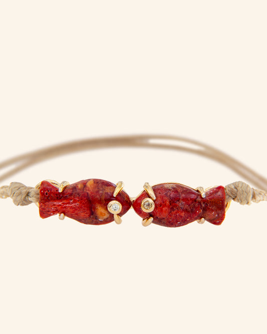 Pulsera Marea Kiss Coral