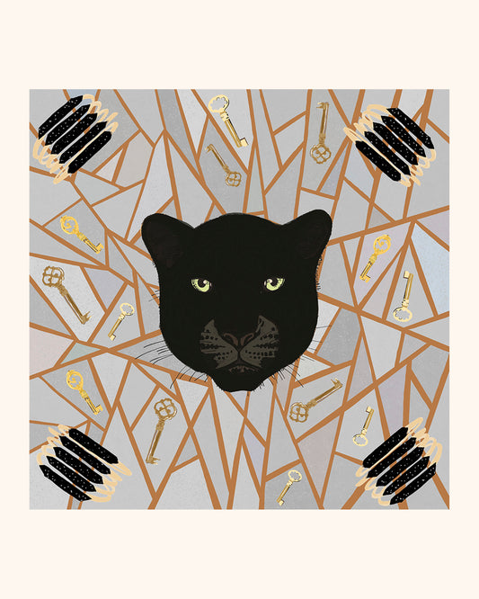 Pañuelo 90 Jaguar Americano