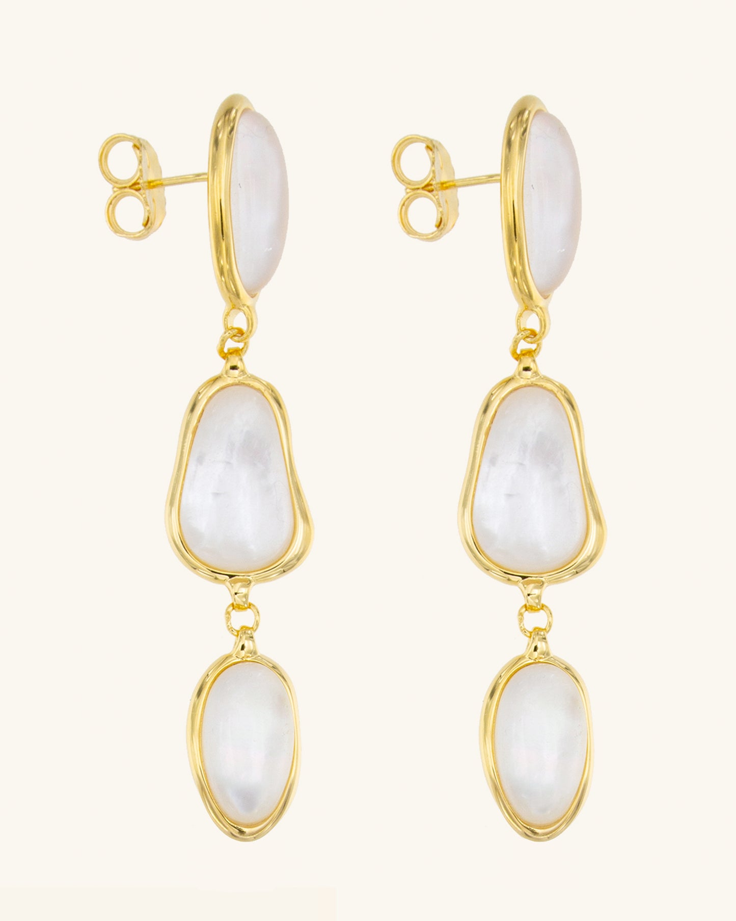 Pendientes Vivir Madreperla