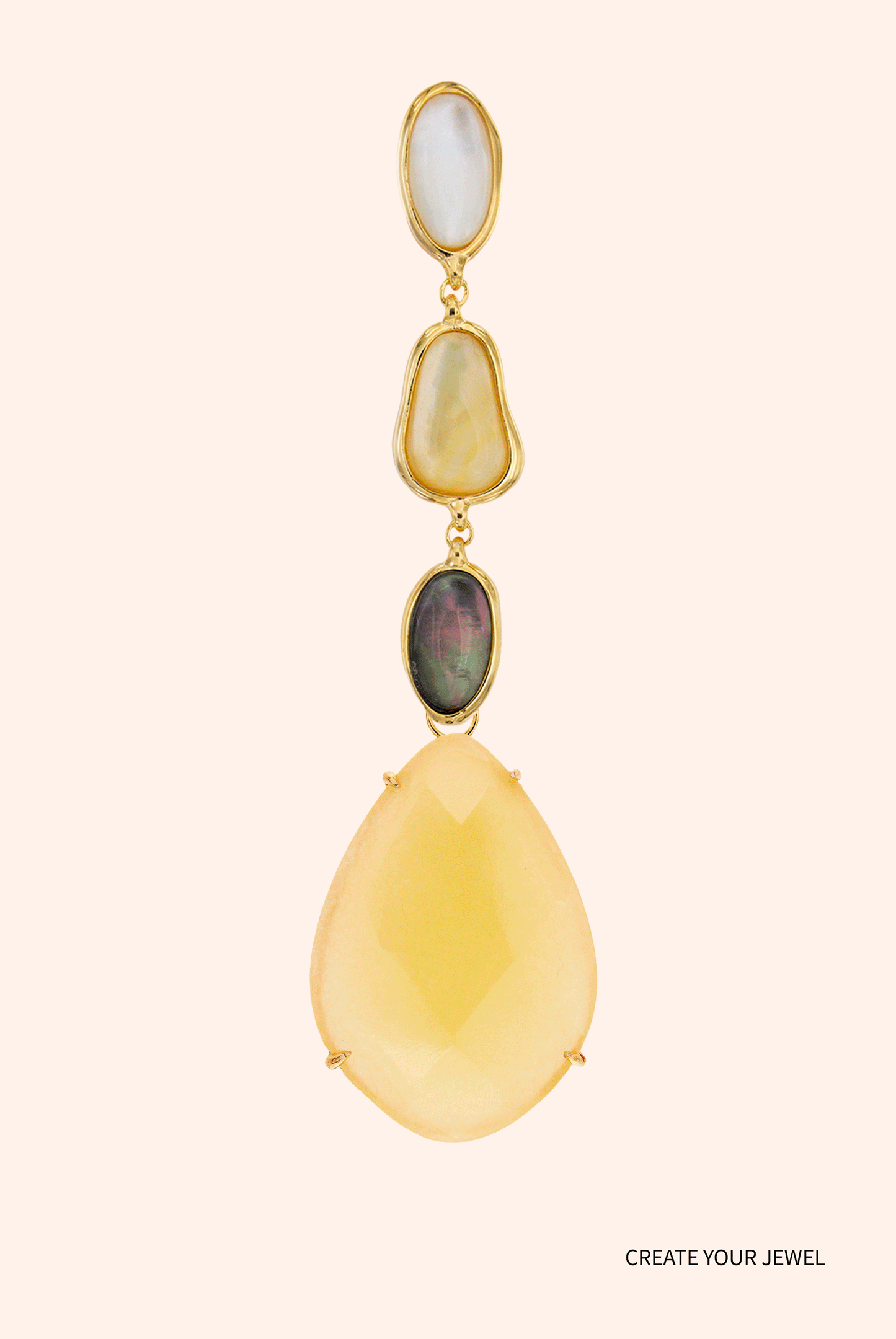 Pendientes Vivir Madreperla Mix