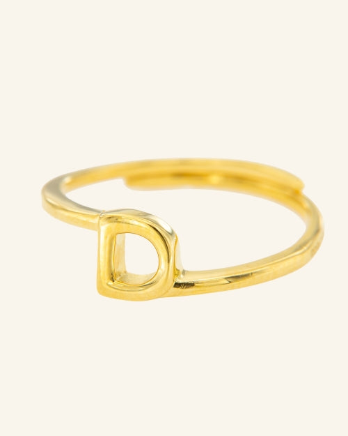 Rome letter D ring 