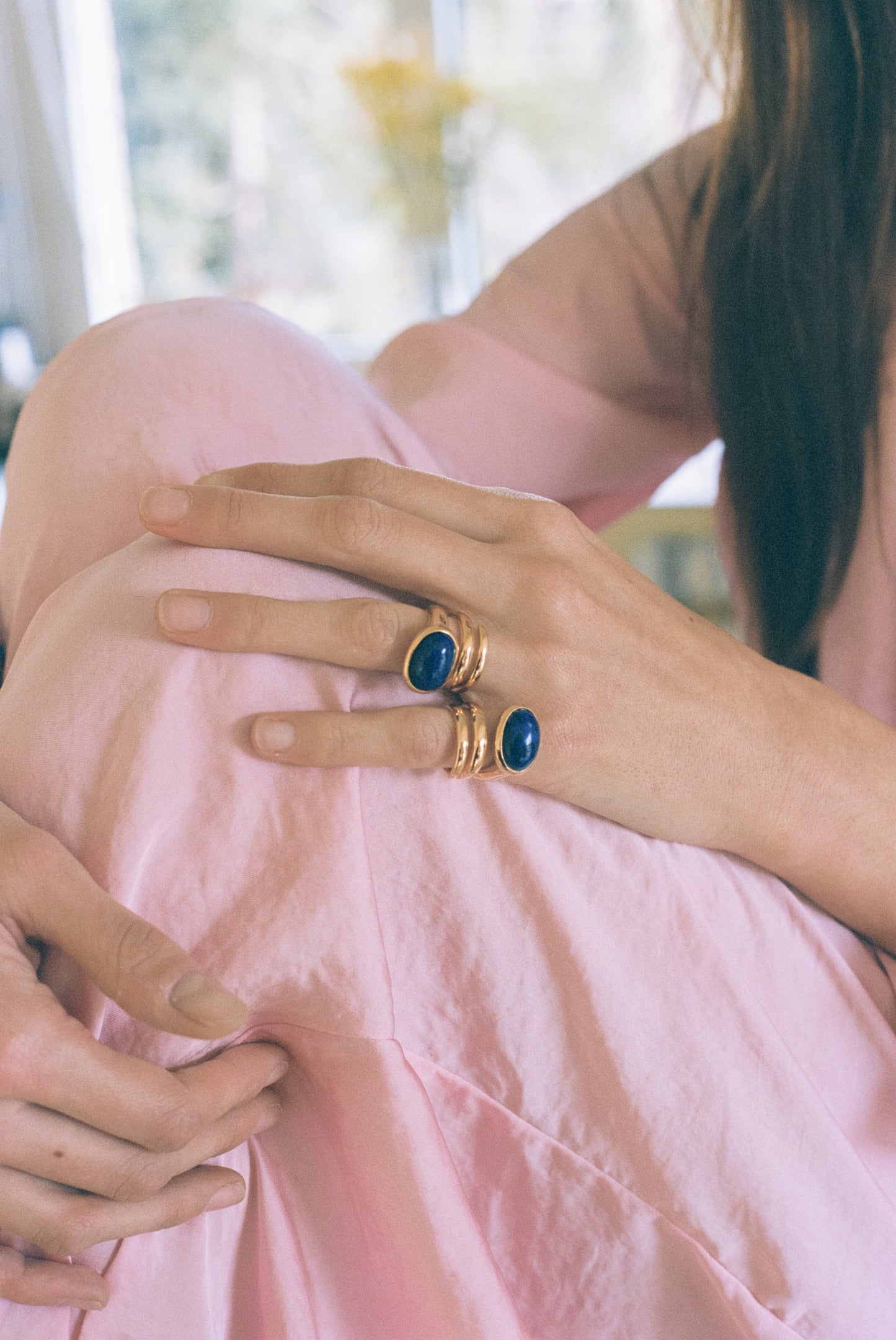 Anillo Renacuajo Lapislázuli