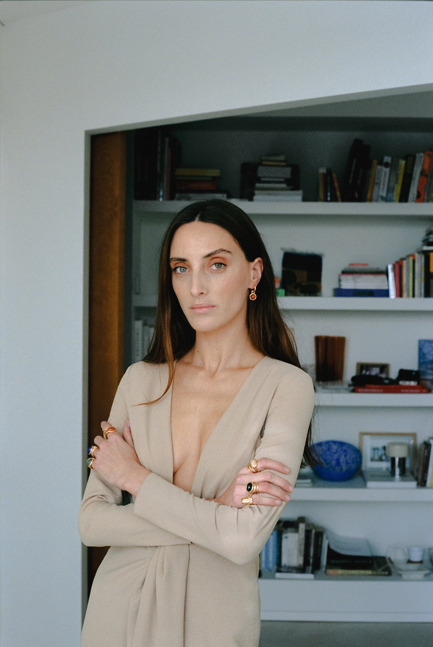 Colgantes Crisálida Coral Oro