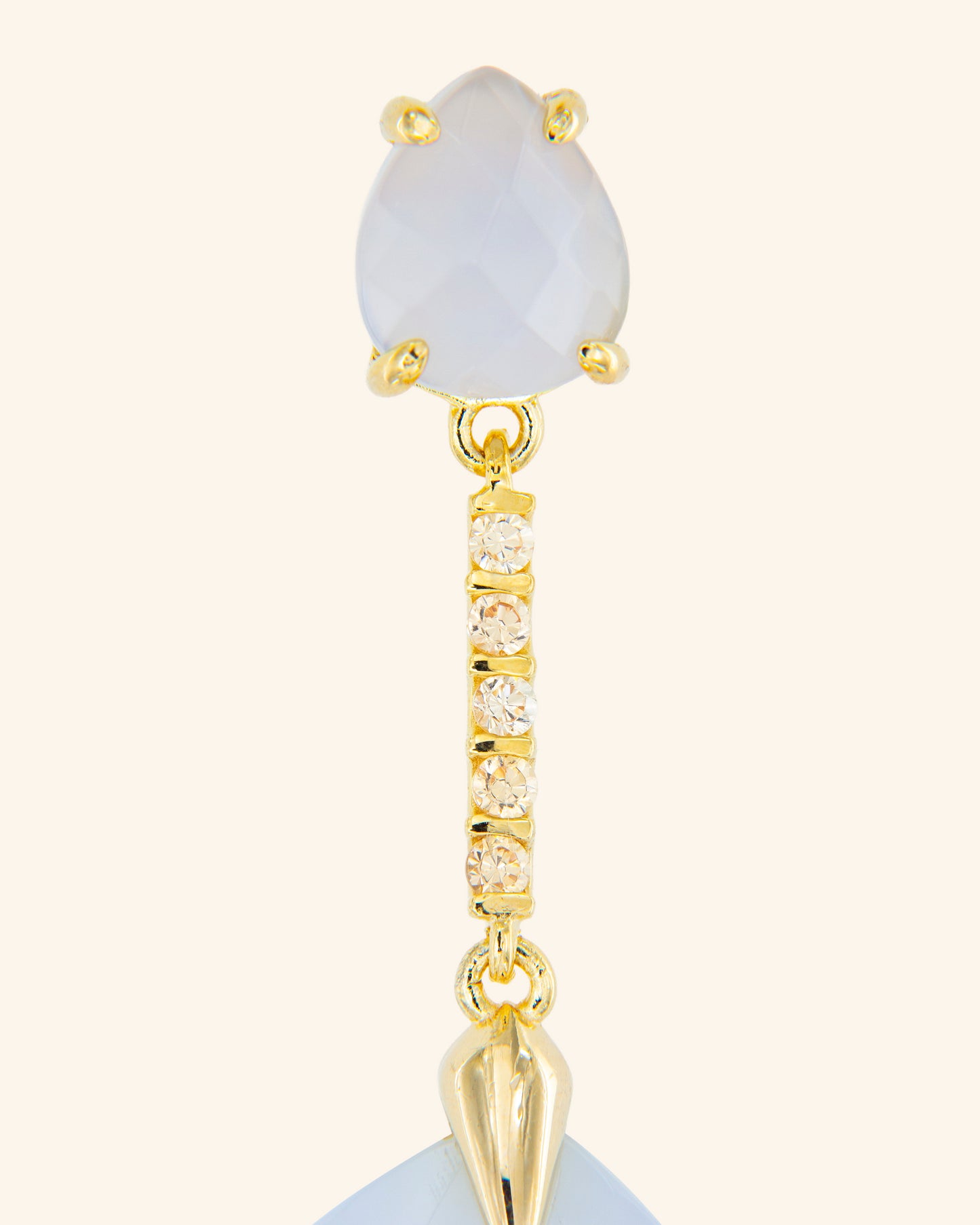 Pendientes Vivaxia con calcedonia