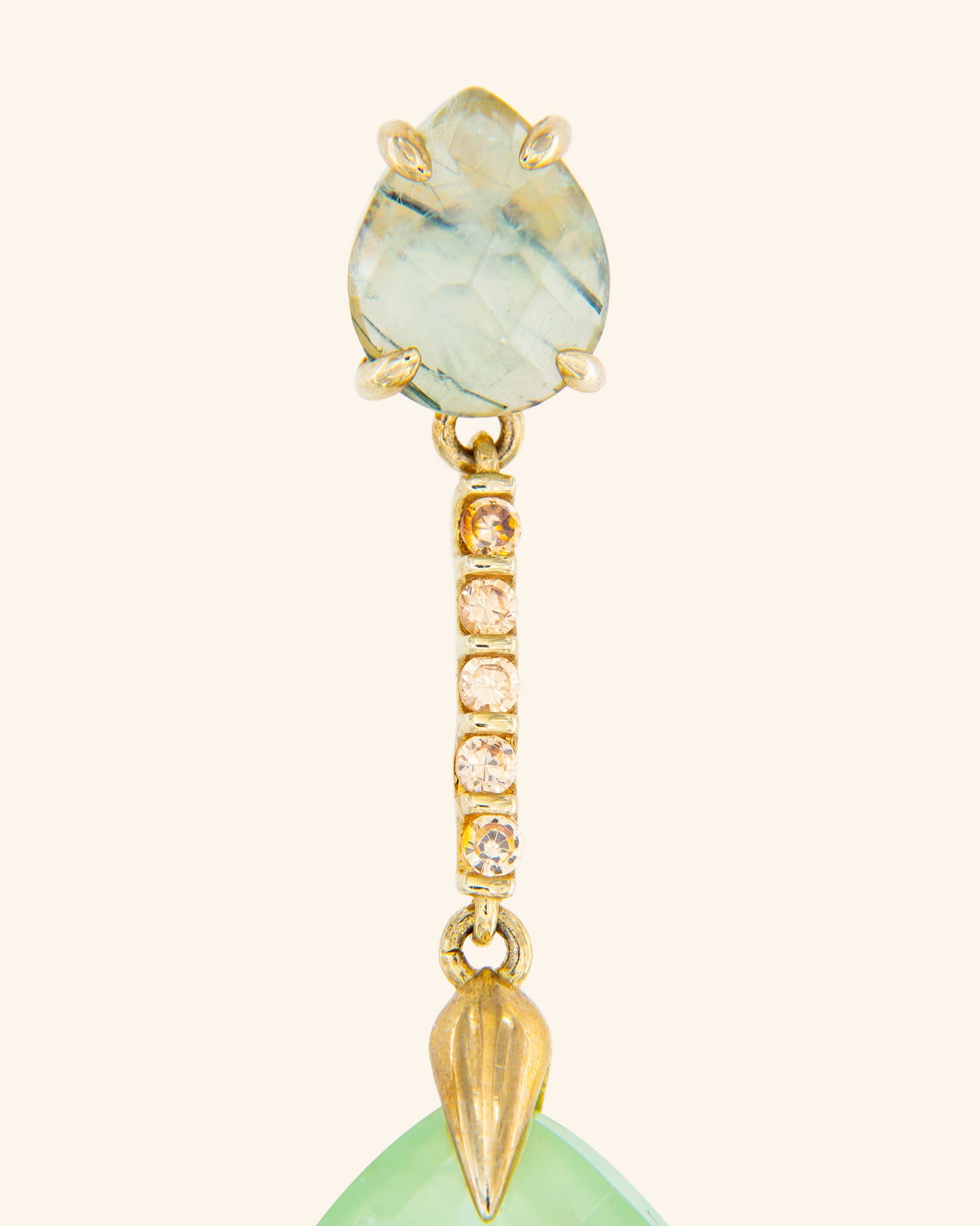 Pendientes Vivaxia con Prehnita