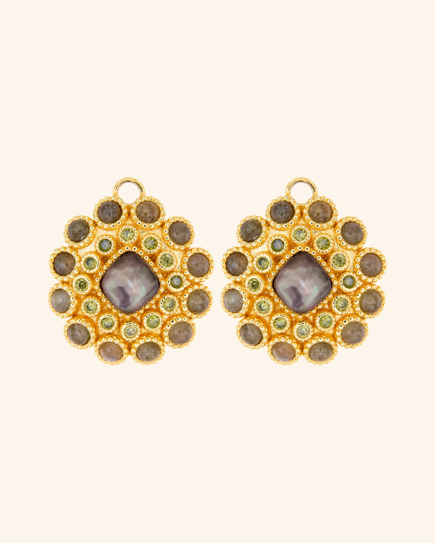 Colgantes intermedios Génesis con labradorita